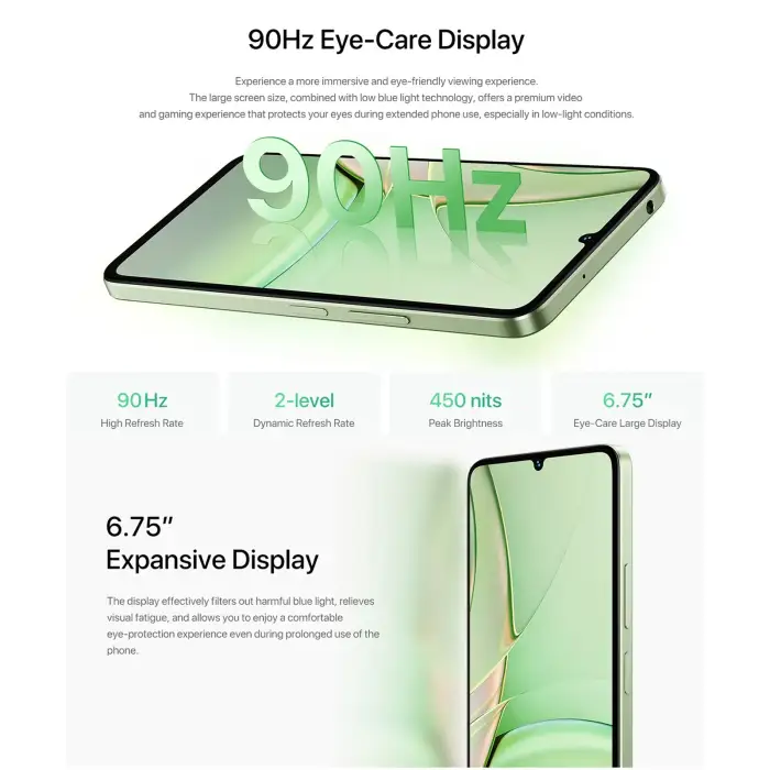 UMIDIGI G9T Smartphone Android 14 UNISOC T606 Octa Core 4GB+128GB 6.75” Water Drop HD+ Display 5000mAh Battery 13MP Camera — image 6