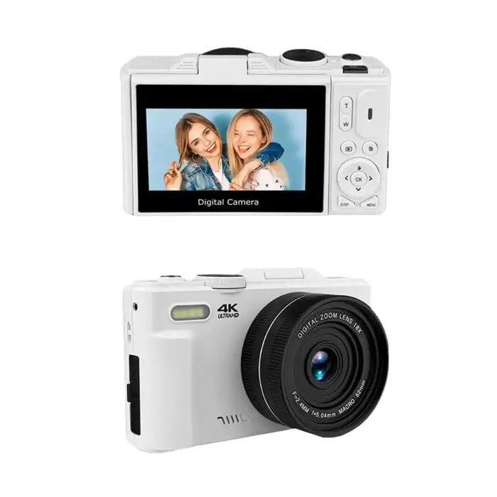 4K 64MP HD Digital Camera 3.0 Inch Screen 18X Zoom Photo Video Photography Cameras Birthday Christmas Gift For Kids Children — image 4