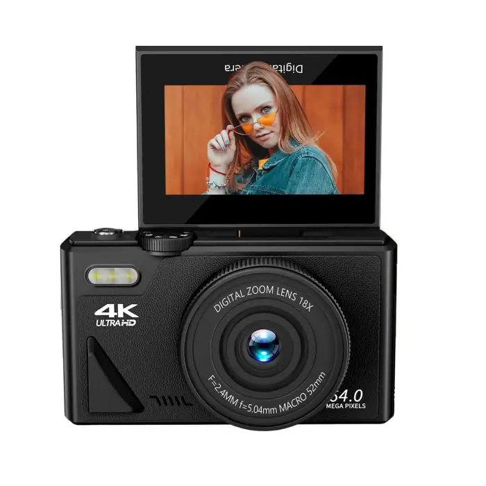4K 64MP HD Digital Camera 3.0 Inch Screen 18X Zoom Photo Video Photography Cameras Birthday Christmas Gift For Kids Children — image 6
