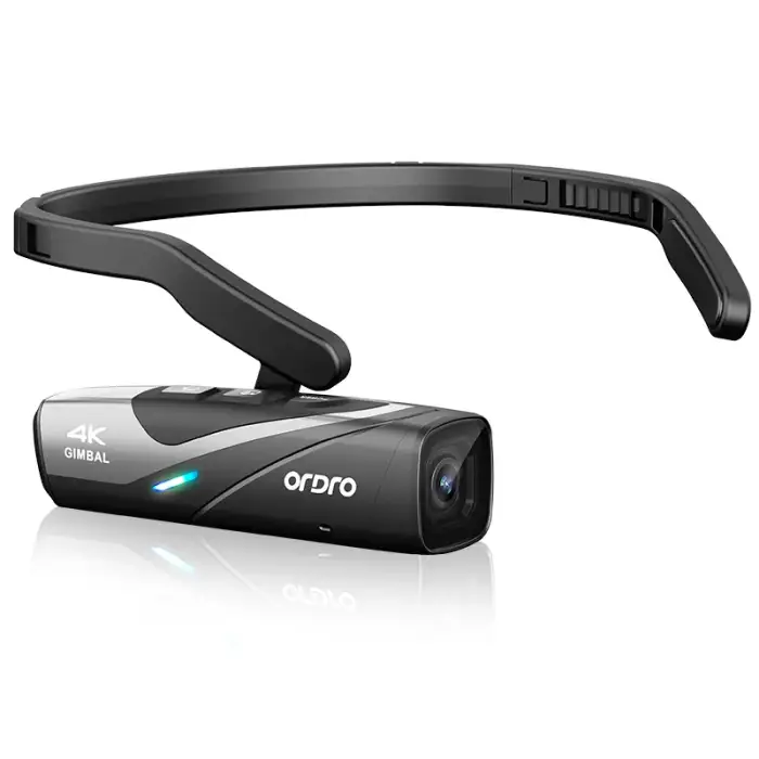 Ordro EP8 Head Wearable Action Camera Vlog 4K 60fps for YouTube Videos Motorcycle Helmet Digital Camcorder Camara Stabilization — image 2