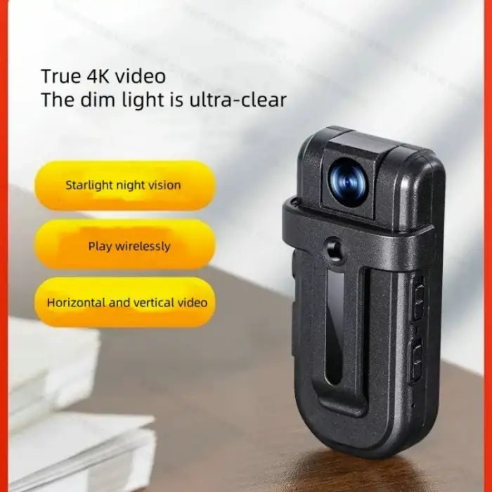 M27 Professional Pocket Action Ultra HD 4K Camera Clip Vlog Recorder Thumb DV Video Motorcycle Helmets Bicycle Riding Camcorder — image 6