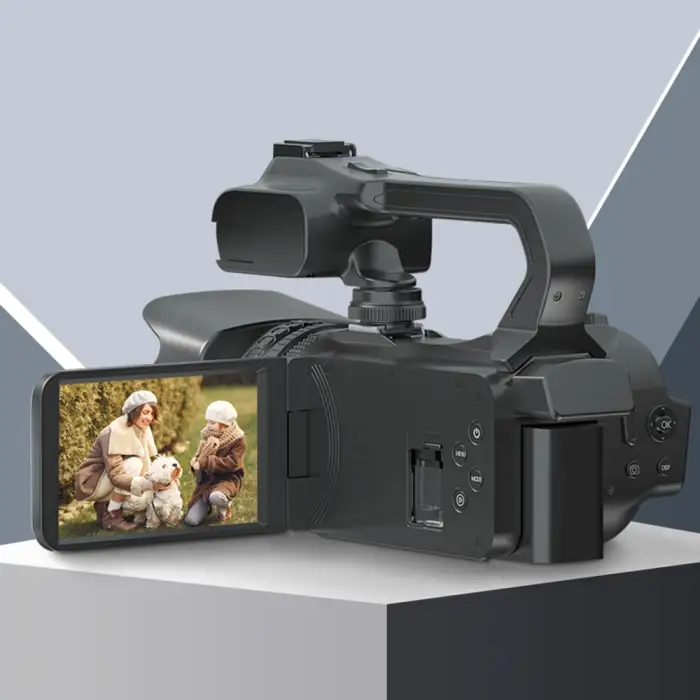 Full 6K Camcorder 64MP Youtuber Professional Digital Video Camera Streaming Auto Focus Photography Vlog Recorder 4" Touch Screen — image 3