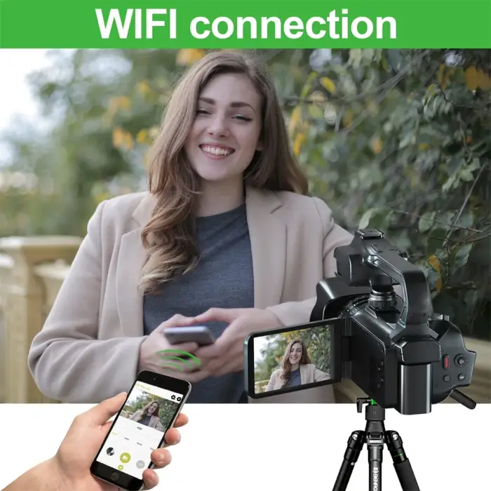 Full 6K Camcorder 64MP Youtuber Professional Digital Video Camera Streaming Auto Focus Photography Vlog Recorder 4" Touch Screen — image 4