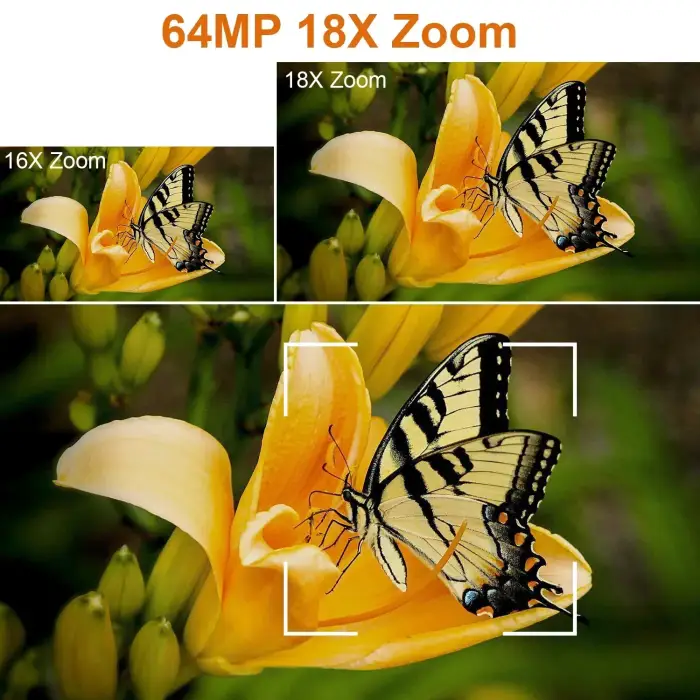 6K Professional Video Camera for Photography 18X Digital Zoom Night Vision Vlogging Camera 64MP WiFi Livestream Webcam Camcorder — image 5
