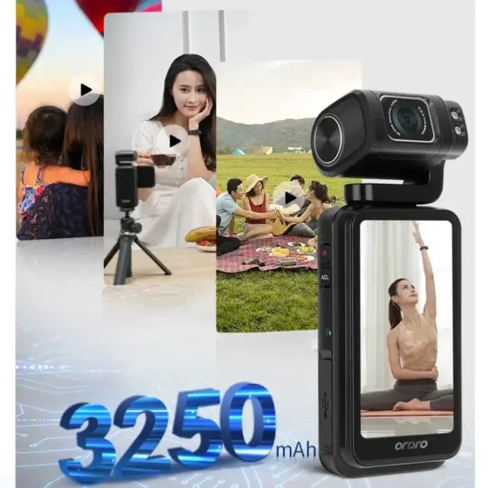 Camcorder Digital Video Camera 5K 30FPS 4K 60FPS Filmadora Camara 3.5-inch IPS touch screen M3 for YouTube Vlog Videos 3250mAh — image 7