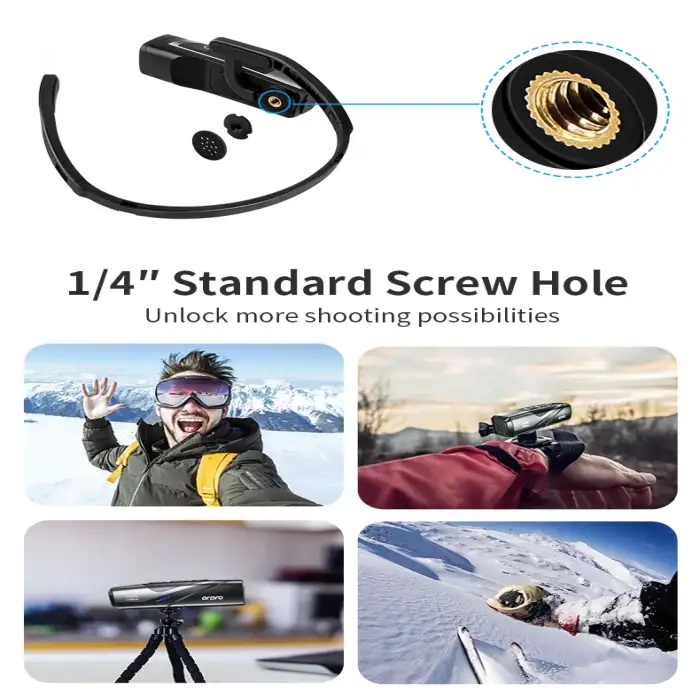ORDRO EP8 4K 60fps Video Camera Head Wearable Digital Camcorder for Youtube Professional 2-Axis Gimbal Stabilization Vlog Camara — image 7