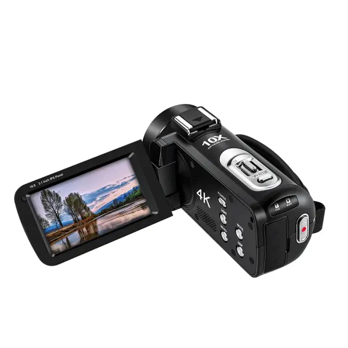 Digital Video Camera Professional 4K Ordro AC7 Vog Camcorder for Youtube Live Streaming 10X Optical Zoom Recorder — image 3