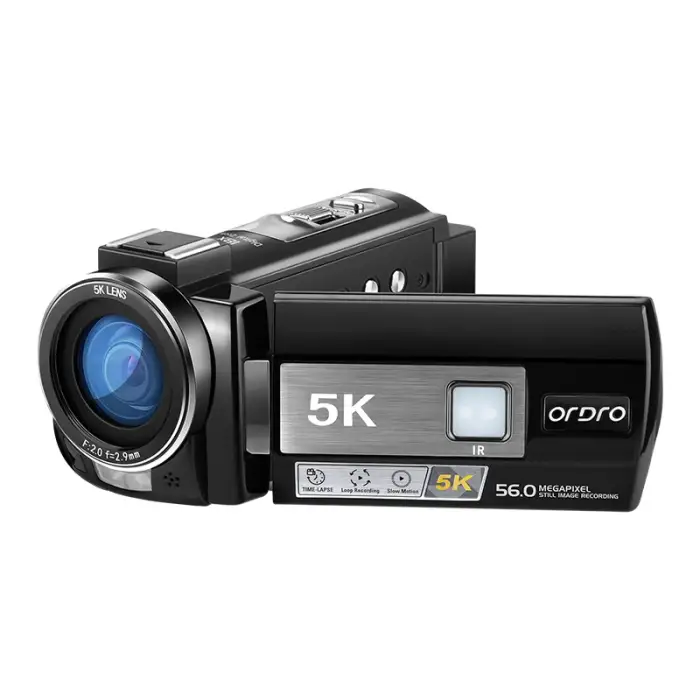 Ordro 5K Video Camcorder Vlog Camera 18X Digital Zoom Infrared Night Vision Camaras for YouTuber Recording 2024 New Arrivals — image 2