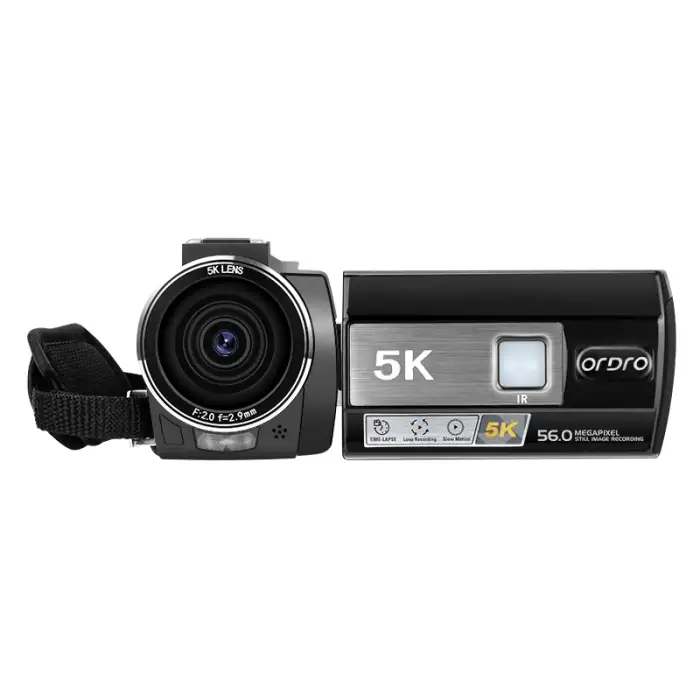 Ordro 5K Video Camcorder Vlog Camera 18X Digital Zoom Infrared Night Vision Camaras for YouTuber Recording 2024 New Arrivals — image 5