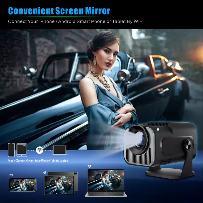 HY320 Mini LCD Smart Projector — image 4