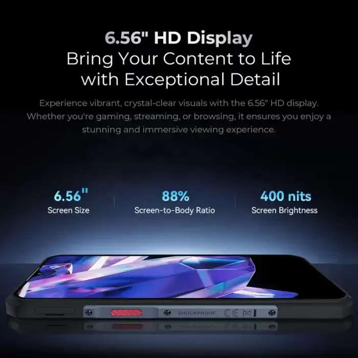 Oukitel WP35 S Rugged Phone 6GB+256GB 11000mAh Mobile Phone Android 14 44MP Camera NFC 4G Smartphone — image 3