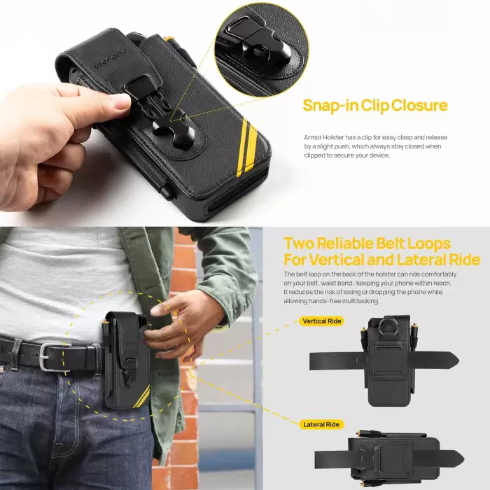 Ulefone Armor Holster Multi-Purpose Phone Pouch Waist Bag For Ulefone Armor 26 Ultra — image 5