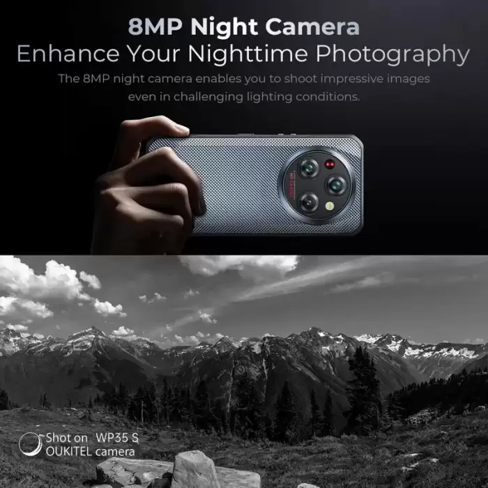 Oukitel WP35 S Rugged Phone 6GB+256GB 11000mAh Mobile Phone Android 14 44MP Camera NFC 4G Smartphone — image 6