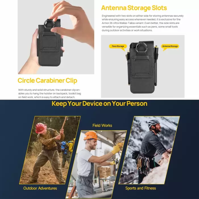 Ulefone Armor Holster Multi-Purpose Phone Pouch Waist Bag For Ulefone Armor 26 Ultra — image 6