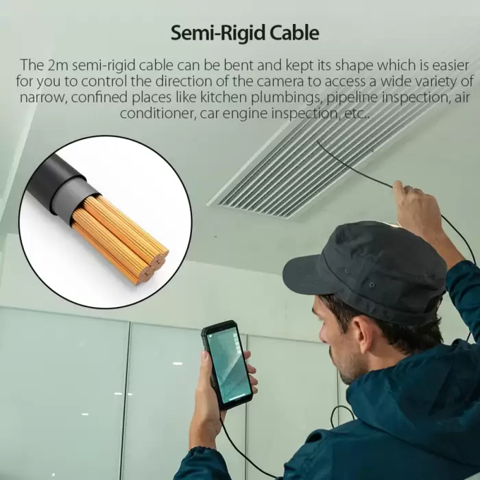Ulefone Endoscope E1 IP67 Waterproof 3 in 1 Endoscope for Ulefone Power Armor 21 / 19 / 18T / 16 Pro / 13 / Armor Pad — image 5