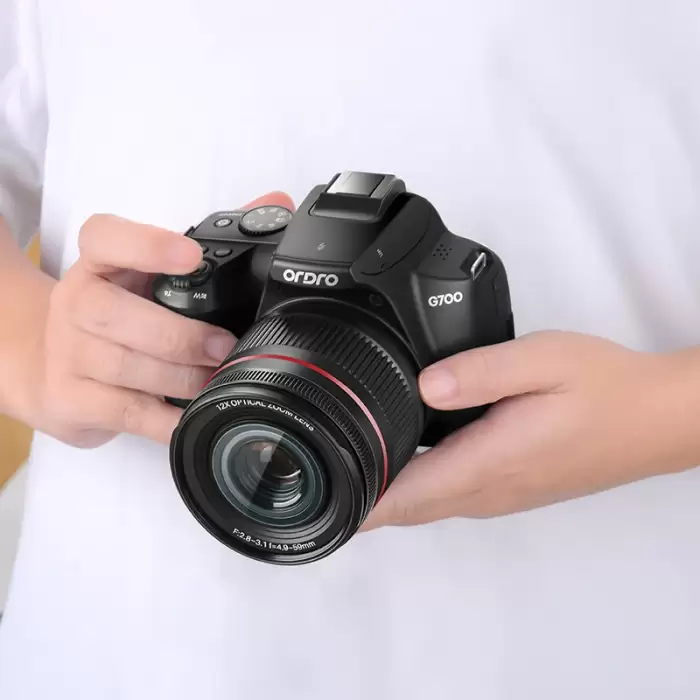Ordro 4K Digital Camera 12x Optical Zoom Camcorder for Photography Auto Focus 2024 New Vlog Camara Built-in LED Flash — image 3
