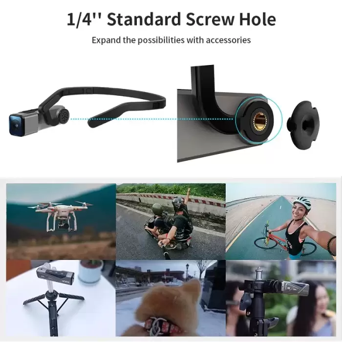 Ordro EP7 Digital Camera Head Wearable Vlog Camcorder 4K 60FPS with Remote Control for YouTube Videos — image 7