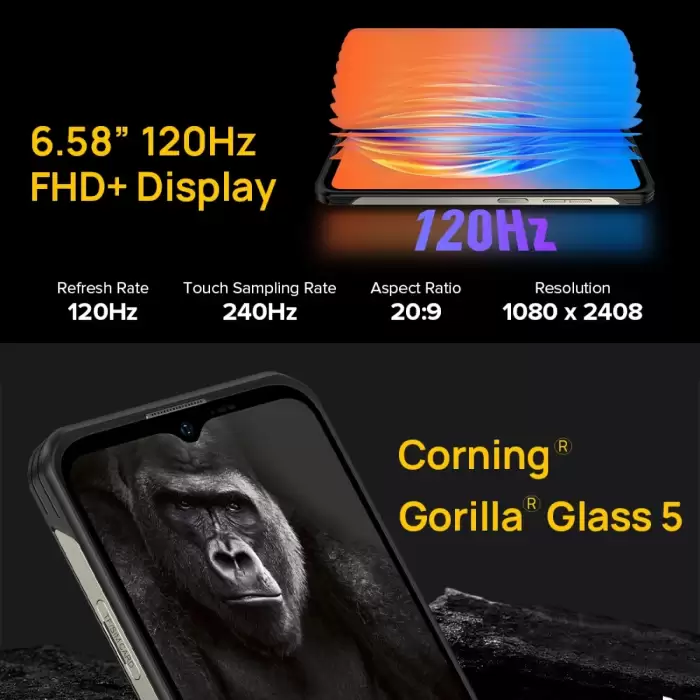 Ulefone Armor 17 Pro Rugged Phone Android 12 Helio G99 Octa Core 8+256GB 6.58'' Screen 5380mAh Smartphone 108MP Cam NFC Global — image 3
