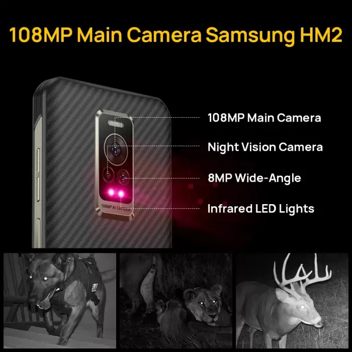 Ulefone Armor 17 Pro Rugged Phone Android 12 Helio G99 Octa Core 8+256GB 6.58'' Screen 5380mAh Smartphone 108MP Cam NFC Global — image 5