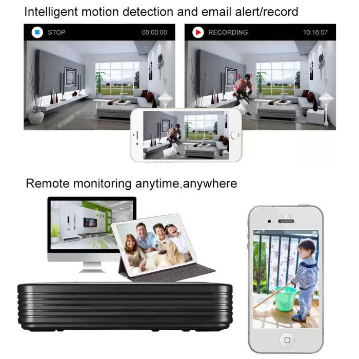 8MP 4K Ai Human Detection Security Camera System POE NVR Kit CCTV Video Record Outdoor Home Audio CCTV Surveillance Camera — image 3