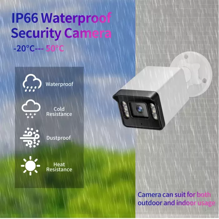 FULL Color 4K 8MP 5MP POE Security Camera System 8CH AI Video Surveillance Kit Two Way Audio Outdoor 8MP IP Camera CCTV NVR Set — image 6