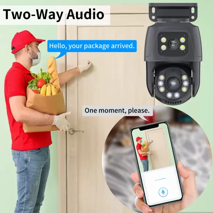 XMEYE Waterproof 6MP HD POE Surveillance Camera System Dual Lens PTZ WIFI IP Home Security 4CH 8CH POE NVR Video H.265 CCTV Kit — image 6