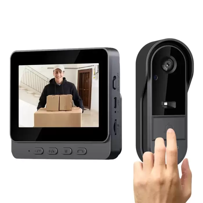 Tuya Video Doorbell Wireless Night Vision HD 4.3in IPS Screen Waterproof Intercom By bell Camera for Smart Home House Office — image 2