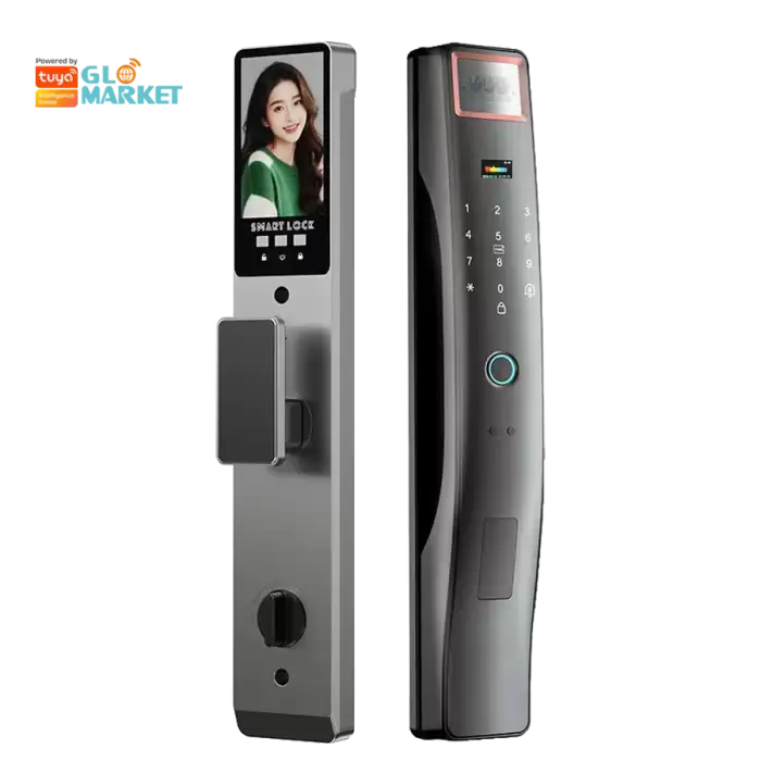 Glomarket Smart Lock Tuya App Control Wifi Intelligent Fingerprint Digital Safe Door With Camera Lock — image 2