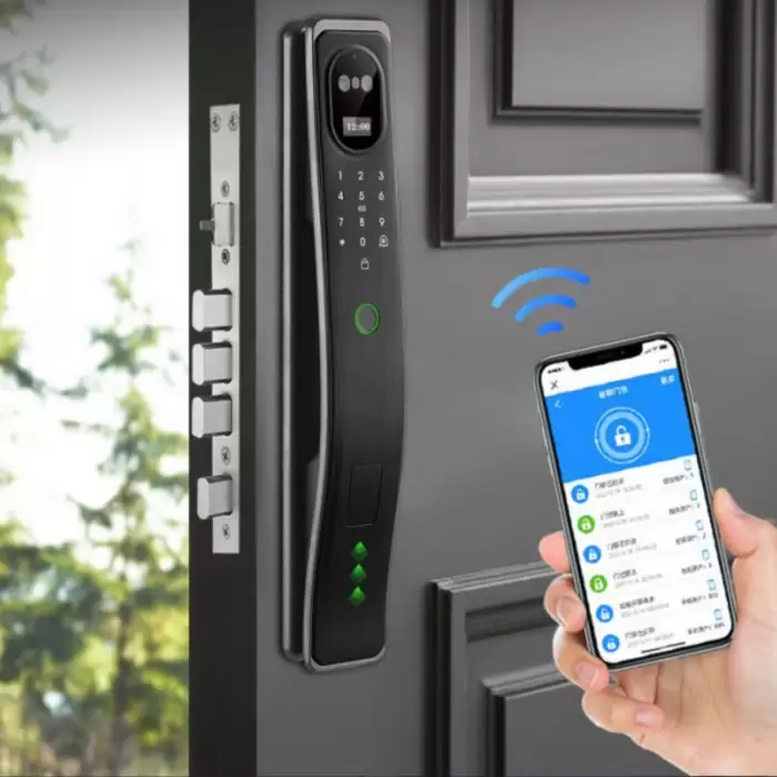 Glomarket Smart Home System Full Automatic Security Fingerprint Door Lock Cerradura Inteligente Digital Tuay Smart Lock — image 3