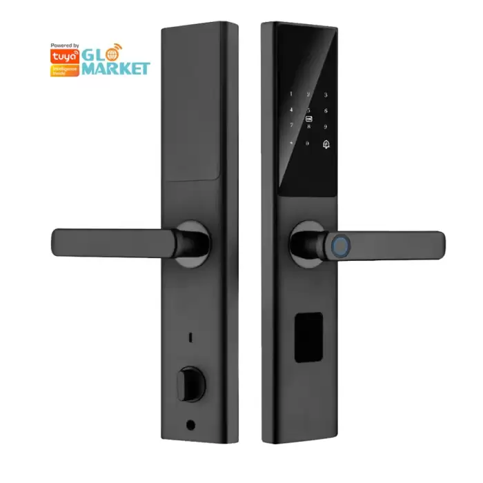 Glomarket Smart Tuya Wifi Door Lock App Fingerprint IC Card Password Unlock Smart Door Lock — image 2