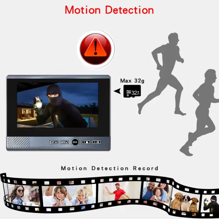 TUYA 1080P Wireless Video Intercom Punch-Free Motion Detection Long Standby Visual Doorbell Security System for Home 2.4Ghz — image 5