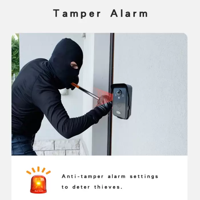 TUYA 1080P Wireless Video Intercom Punch-Free Motion Detection Long Standby Visual Doorbell Security System for Home 2.4Ghz — image 6