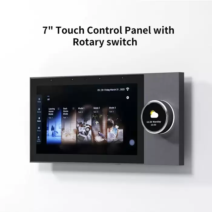 Anjielosmart Wifi Smart Home Control Panel Integrated Tuya ZigBee & Bluetooth Gateway Smart Switch Electronic Lock HD LCD Panel — image 2