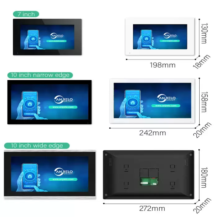 TUYA Smart IP Video Intercom System for 5 Rooms with 1080P AHD Color Monitor WiFi Doorbell Camera for Home Security — image 3