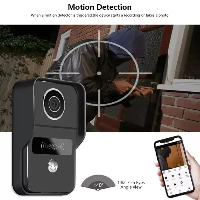 Tuya Smart Wifi 2-Wire Intercom Video Doorbell System For Home Door Phone Support IP Camera — image 4