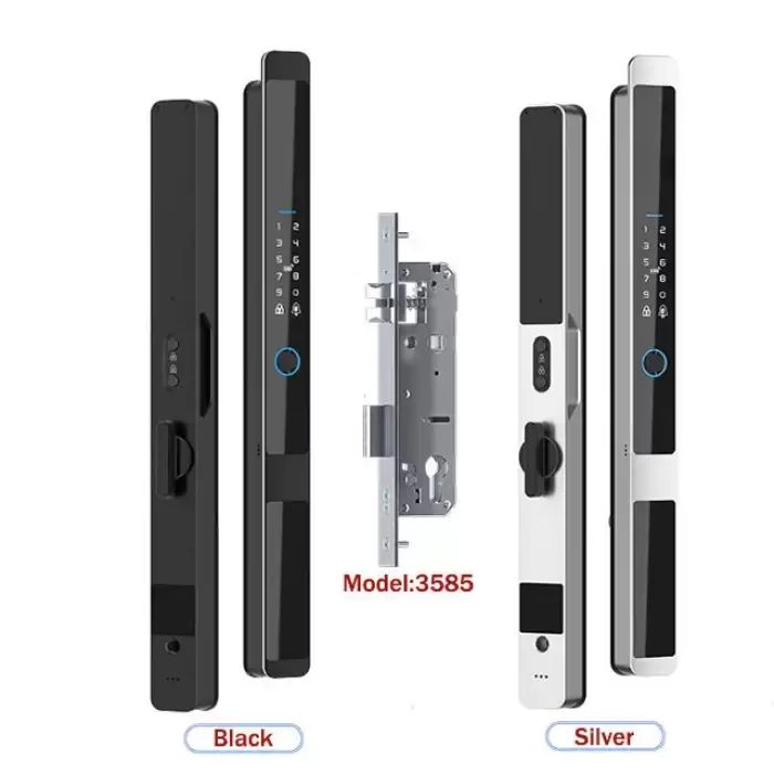 Glomarket Tuya Digital Automatic Electronic Biometric Lock Wifi Inteligente Lock Narrow Edged Door Fingerprint Door Lock — image 5