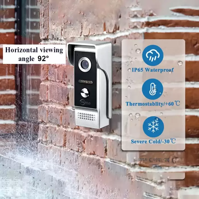 Tuya Smart 4.3 Inch LCD Intercom Video Doorbell Camera 1.0MP For Home Surveillance Video Doorphone Waterproof IR Night Vision — image 6