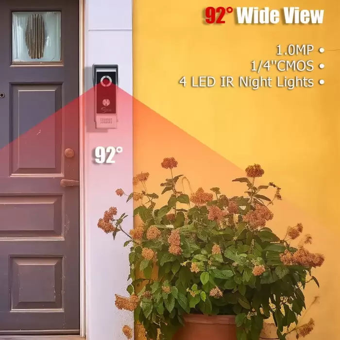 Tuya Smart 4.3 Inch LCD Intercom Video Doorbell Camera 1.0MP For Home Surveillance Video Doorphone Waterproof IR Night Vision — image 7