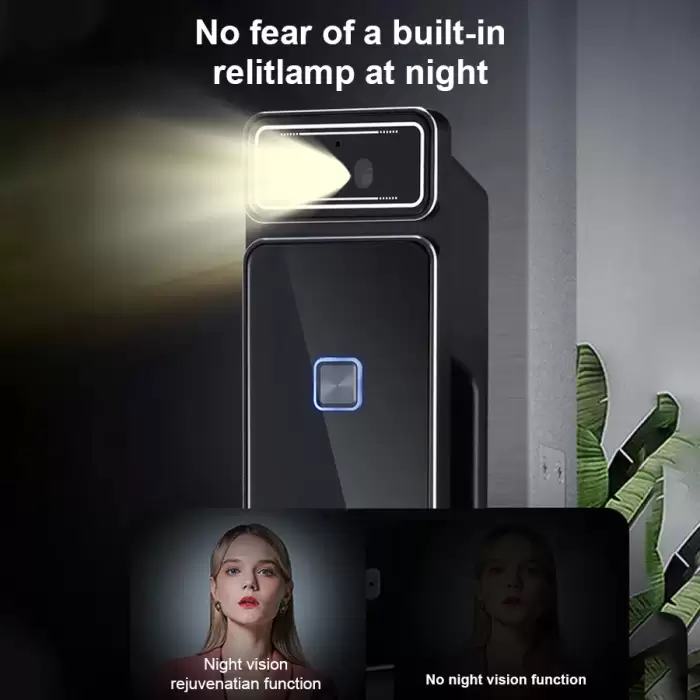 Glomarket Tuya 3D Face Recognition Fingerprint Automatic Intelligent Door Lock — image 5