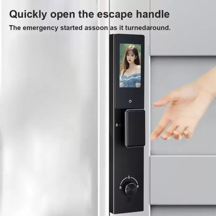 Glomarket Tuya 3D Face Recognition Fingerprint Automatic Intelligent Door Lock — image 6