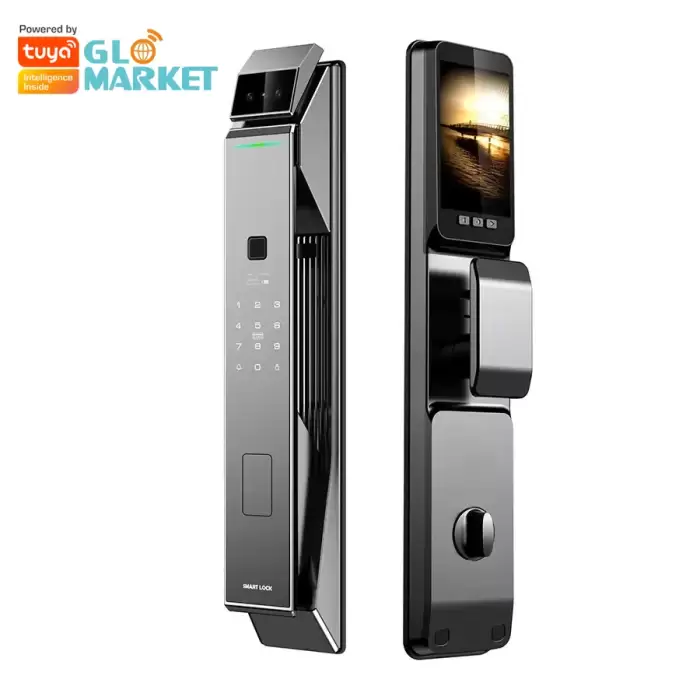 Glomarket Tuya Security Fully Automatic Smart Lock 3d Face Recognition Biometric Lock Home Fingerprint Password Lock — image 2