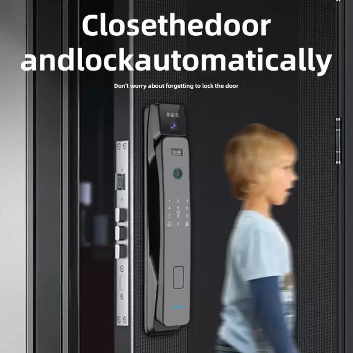 Glomarket Tuya Wifi Fully Automatic Digital Cerradura Inteligente With Camera Face Recognition Biometric Fingerprint Smart Lock — image 5