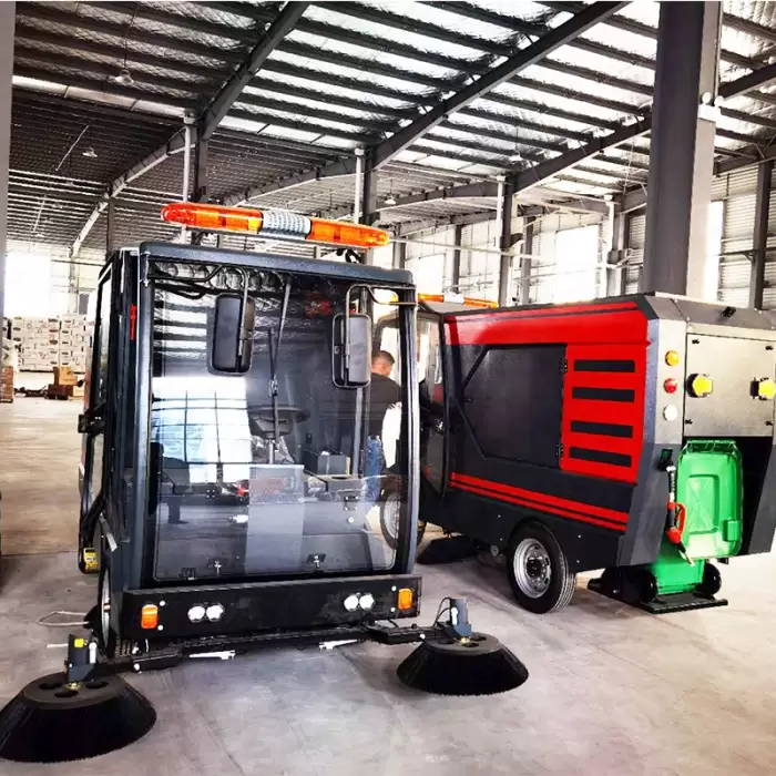 Cophilo CG2200T 4 Wheels City Road Parking Lot Sweeper Electric 48V — image 5