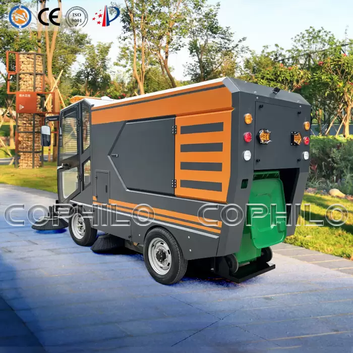 Electric 48V Ride-On Sweeper Truck — image 3