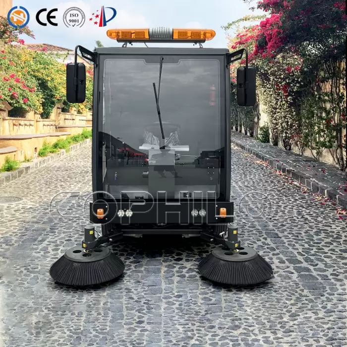 Electric 48V Ride-On Sweeper Truck — image 4