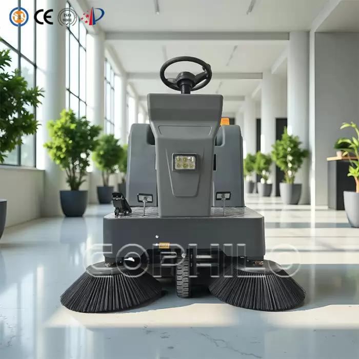 Battery Operated Electric Street Sweeper — image 3