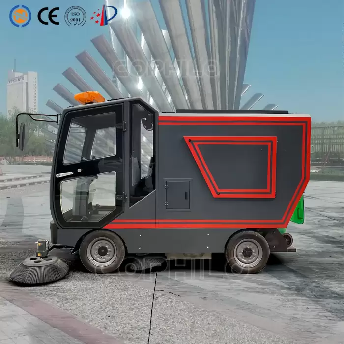 Self-propelled Electric Ride-on Floor Sweeper — image 2