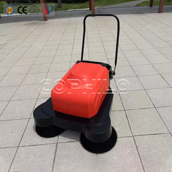 Cordless Hand-Push Electric Industrial Floor Sweeper — image 3