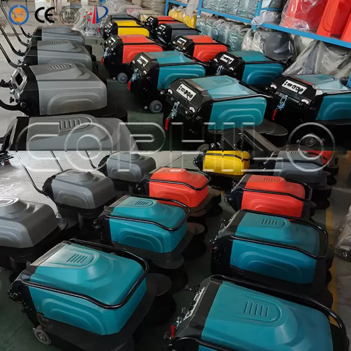 Cordless Hand-Push Electric Industrial Floor Sweeper — image 4