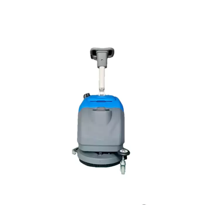 Warehouse Floor Washer Machine Hand Held Manual Rotary Floor Scrubber — image 4